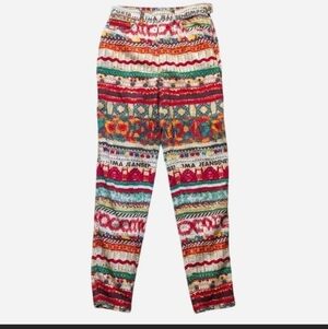 MOSCHINO 90s Multi printed Casual Pants 🌟❤️💚💫✨